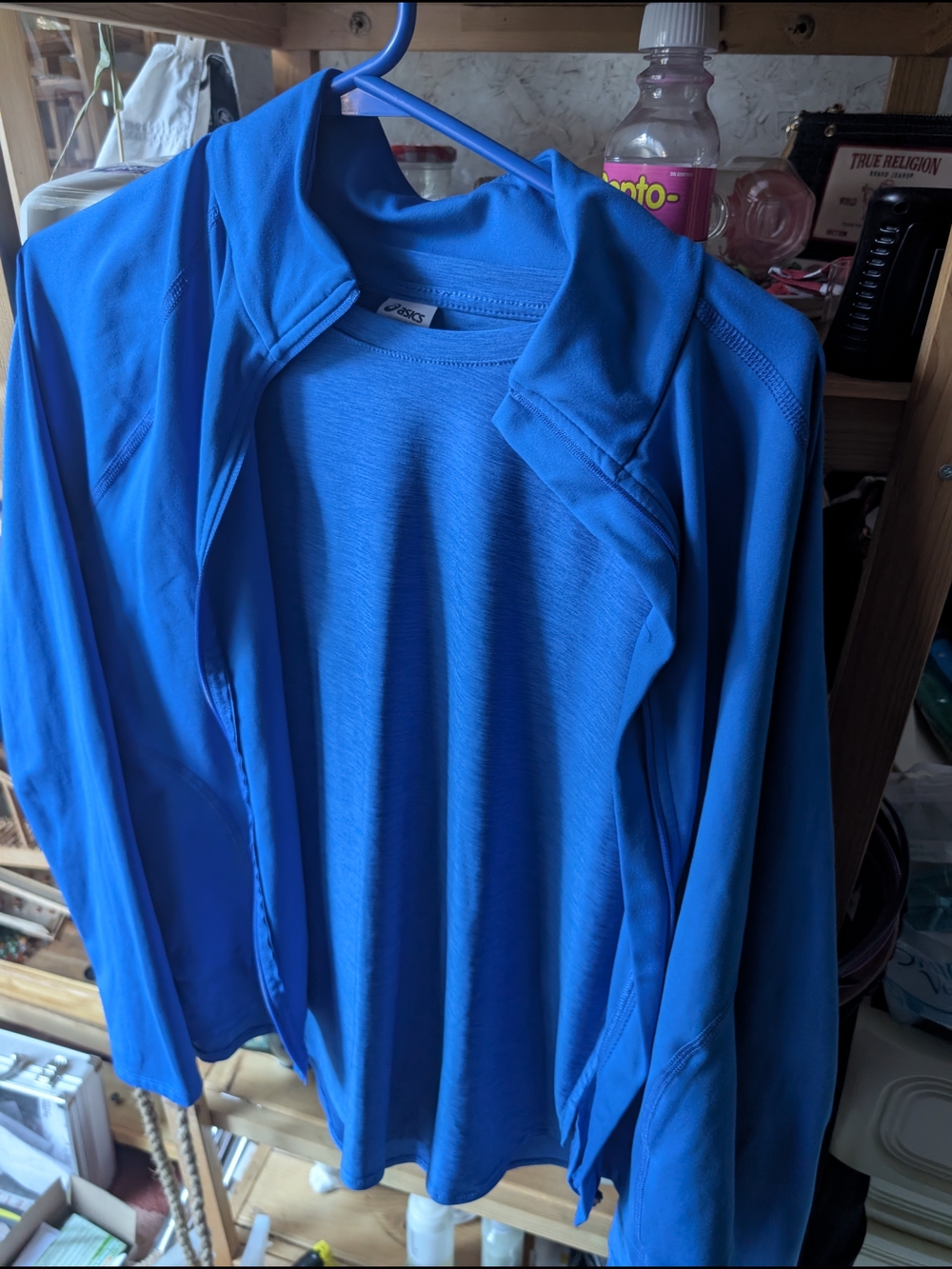 Asics Electric Blue Performance Zip Jacket